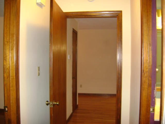 405 Fairway Dr, Horseshoe Bend, AR 72512 - corridor featuring wood finished floors
