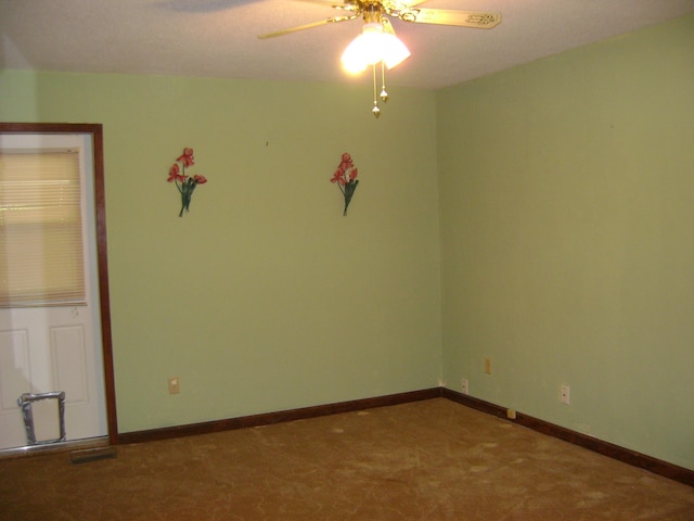 405 Fairway Dr, Horseshoe Bend, AR 72512 - carpeted spare room with ceiling fan and baseboards