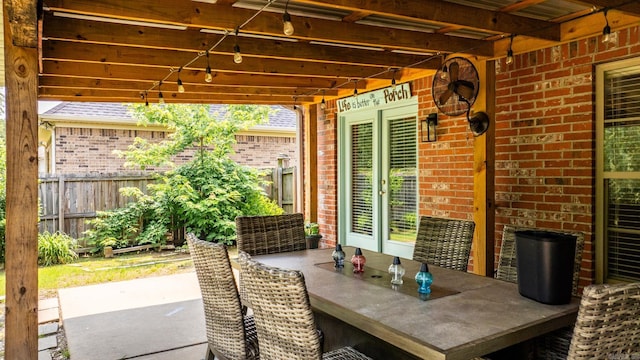 view of patio