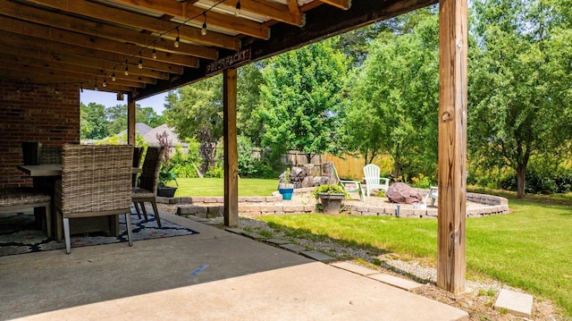 view of patio