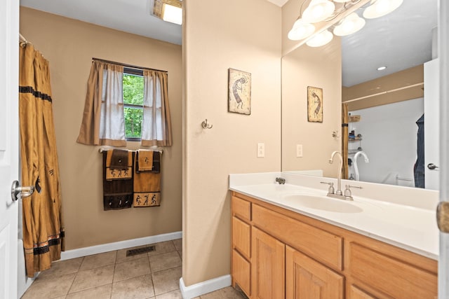 232 Alydar Trl, Hot Springs, AR 71901 - full bath with vanity, tile patterned floors, and a shower with curtain