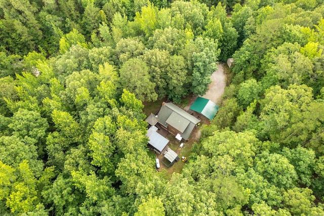 232 Alydar Trl, Hot Springs, AR 71901 - aerial view of property and surrounding area with a forest