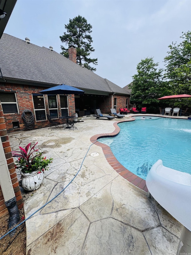 350 Wellesley, Conway, AR 72034 - outdoor pool with a patio area