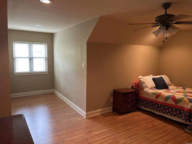 2205 Vermont St, Conway, AR 72034 - bedroom with light wood finished floors, recessed lighting, and a ceiling fan
