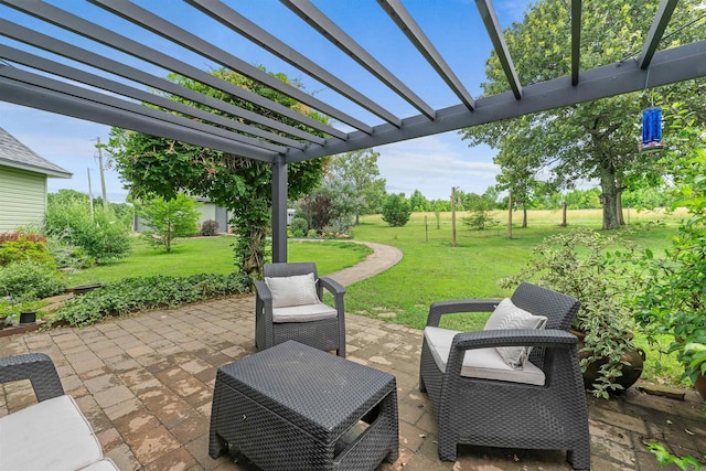 113 Friendship Ln, Beebe, AR 72012 - view of patio with a pergola
