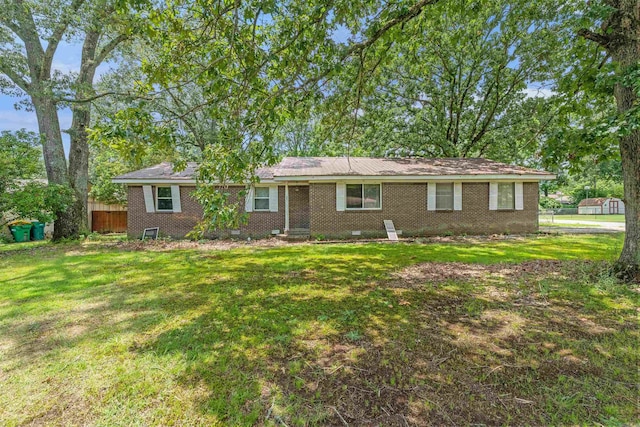 27 Arbor Oaks Dr, Sherwood, AR 72120 - ranch-style home with crawl space and brick siding
