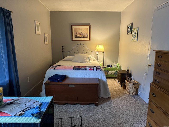 510 N 4th St, Heber Springs, AR 72543 - carpeted bedroom featuring crown molding