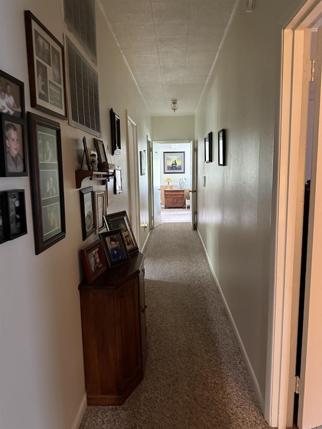 510 N 4th St, Heber Springs, AR 72543 - corridor featuring carpet and baseboards