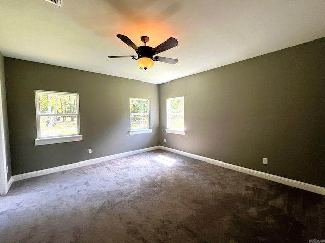 5942 Joey Ln, Texarkana, AR 71854 - spare room featuring carpet and ceiling fan