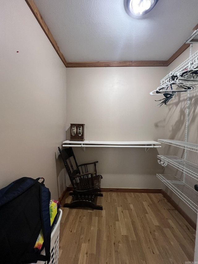 5942 Joey Ln, Texarkana, AR 71854 - spacious closet featuring wood finished floors