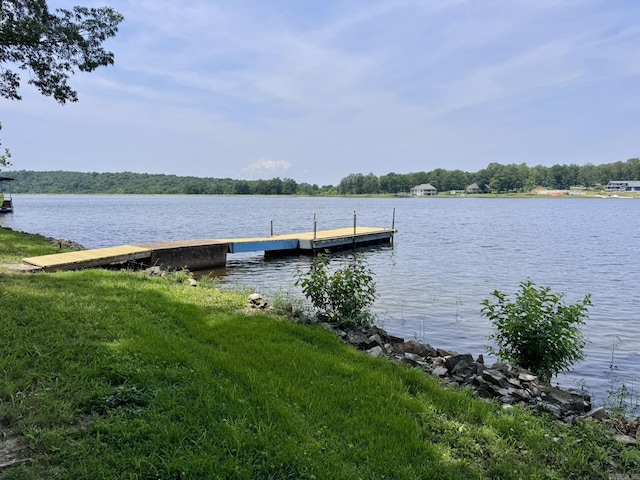 716 S Shore Dr, Horseshoe Bend, AR 72512 - dock featuring a water view