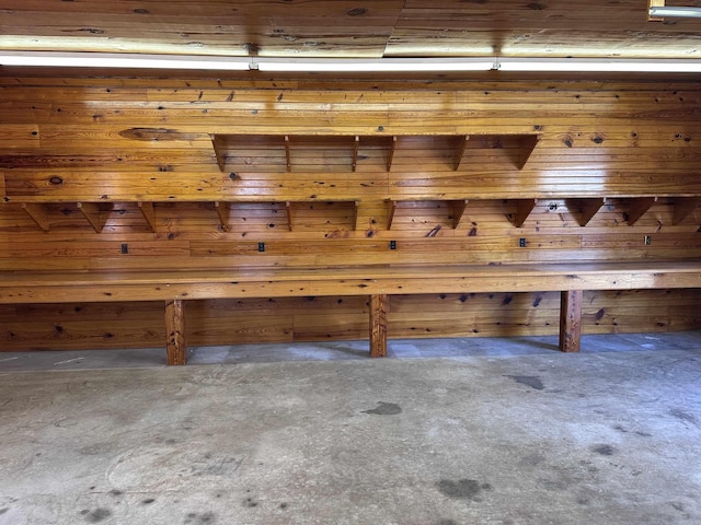 view of relaxing sauna