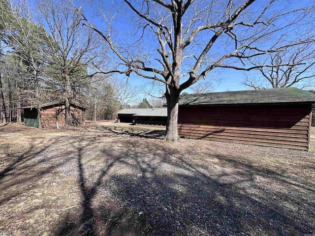 view of outdoor structure