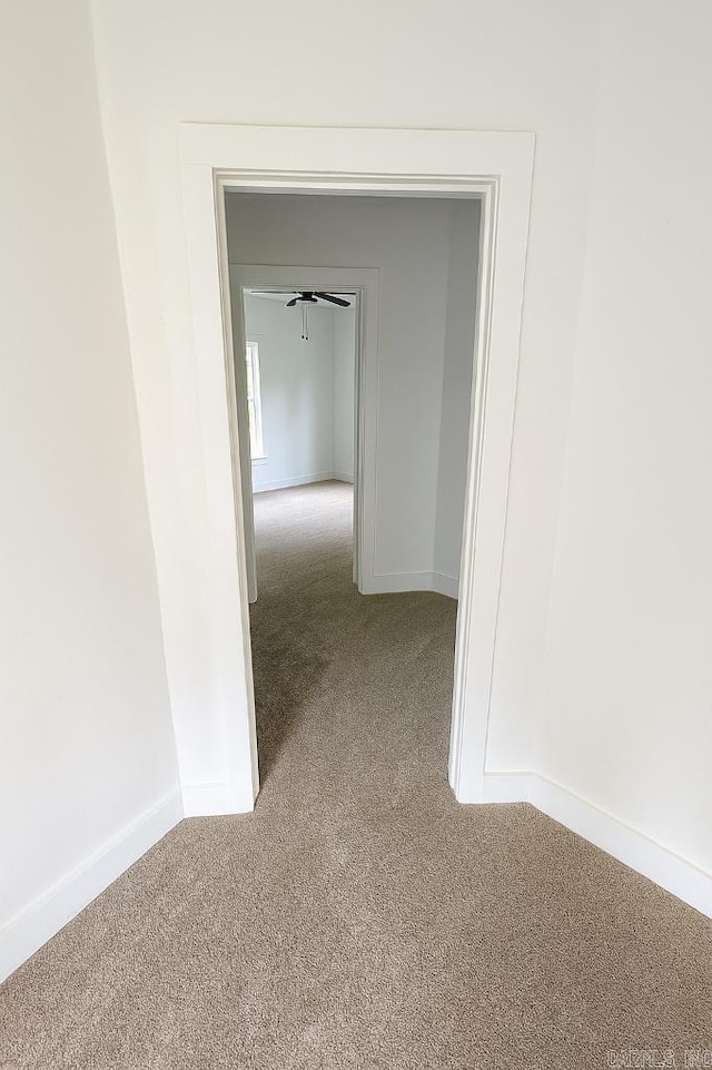 8200 W 34th St, Little Rock, AR 72204 - hall with carpet and baseboards