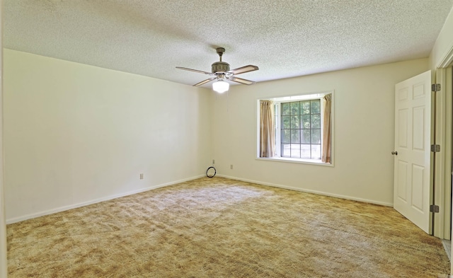 6 Elaine Rd, Sheridan, AR 72150 - carpeted empty room with a ceiling fan and a textured ceiling