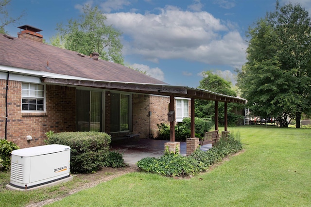 6 Elaine Rd, Sheridan, AR 72150 - view of grassy yard with a patio