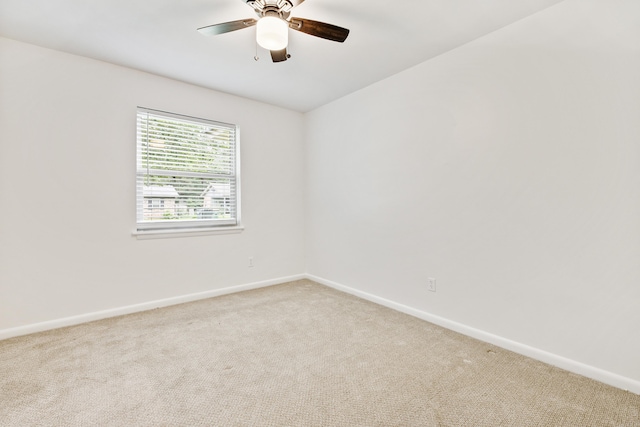 10301 Milkyway Dr, Little Rock, AR 72209 - carpeted spare room with baseboards and a ceiling fan