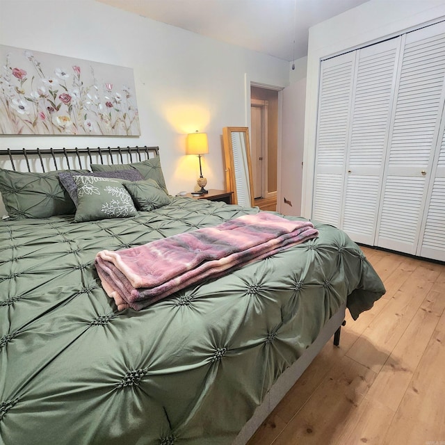 1407 W Front St, Heber Springs, AR 72543 - bedroom featuring hardwood / wood-style floors and a closet
