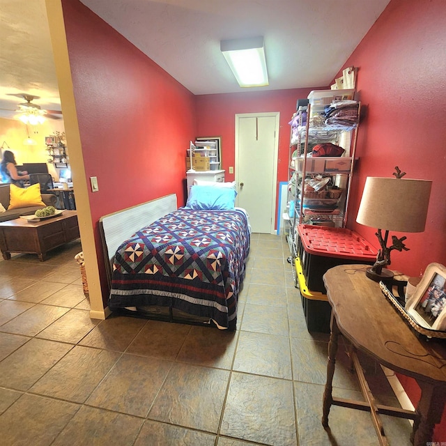 1407 W Front St, Heber Springs, AR 72543 - bedroom with tile patterned floors