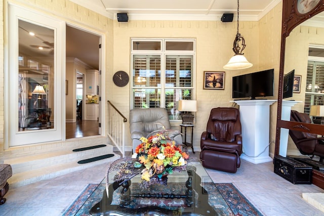 103 Falata Cir, Little Rock, AR 72223 - living room with ornamental molding
