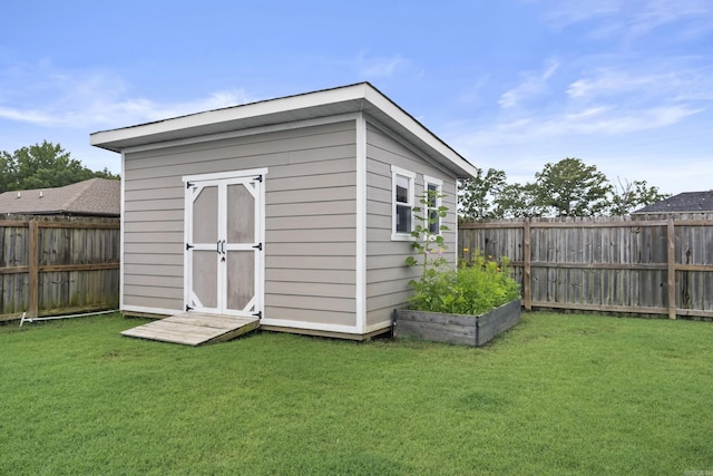 36 Fletcher Dr, Austin, AR 72007 - view of shed featuring a fenced backyard