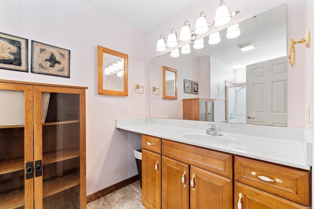 301 Forest Dr, Mountain Home, AR 72653 - full bath featuring vanity and tile patterned floors