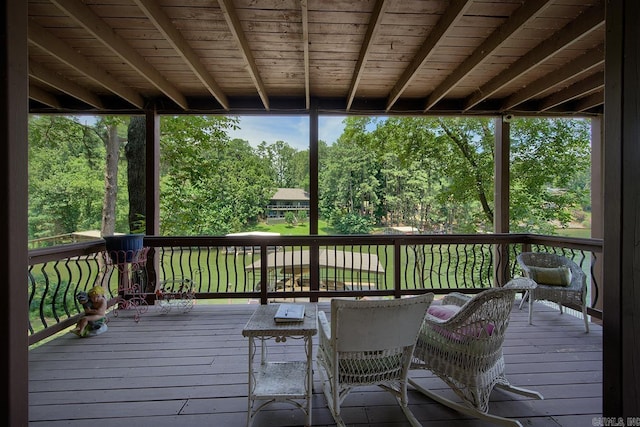 121 Atkinson Ln, Hot Springs, AR 71913 - deck featuring view of scattered trees