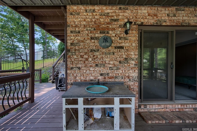 121 Atkinson Ln, Hot Springs, AR 71913 - view of deck