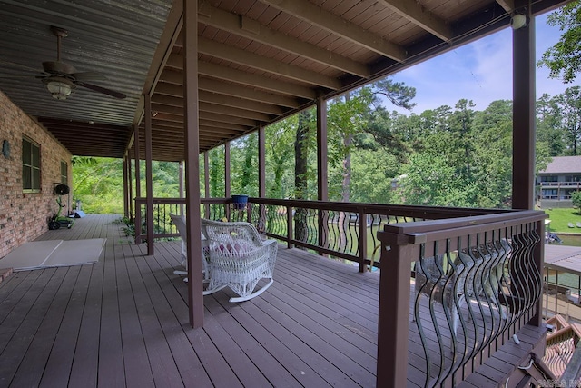 121 Atkinson Ln, Hot Springs, AR 71913 - view of wooden deck