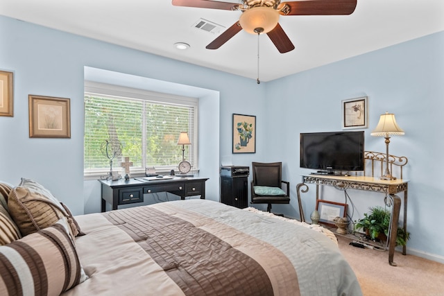 173-B Pebble Beach Pl, Hot Springs, AR 71913 - carpeted bedroom featuring baseboards and ceiling fan