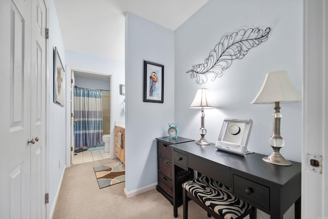 173-B Pebble Beach Pl, Hot Springs, AR 71913 - home office with light carpet and baseboards
