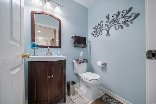 173-B Pebble Beach Pl, Hot Springs, AR 71913 - half bathroom featuring vanity and tile patterned floors
