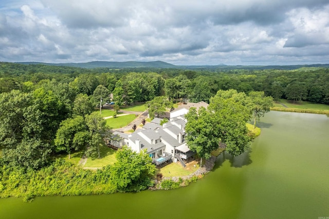 173-B Pebble Beach Pl, Hot Springs, AR 71913 - aerial view of property and surrounding area with a heavily wooded area and a nearby body of water