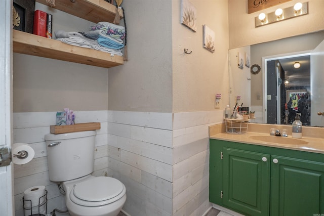 103 N Greer Dr, Searcy, AR 72143 - bathroom with vanity and wainscoting