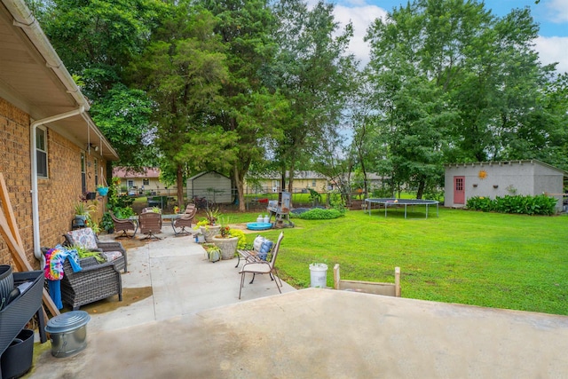 103 N Greer Dr, Searcy, AR 72143 - view of patio with a trampoline