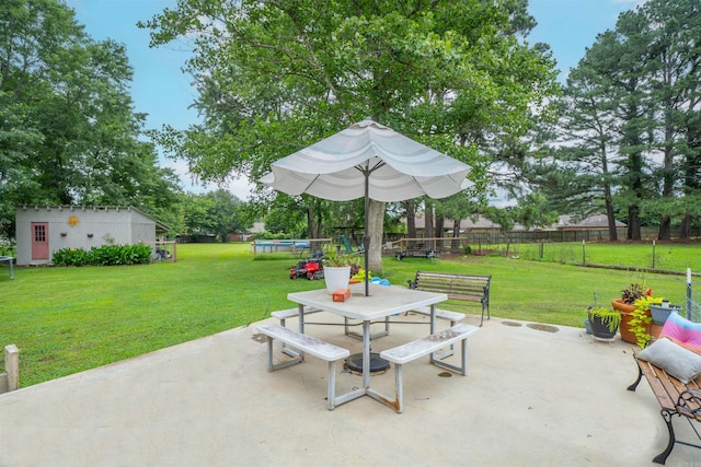 103 N Greer Dr, Searcy, AR 72143 - view of patio / terrace featuring outdoor dining area