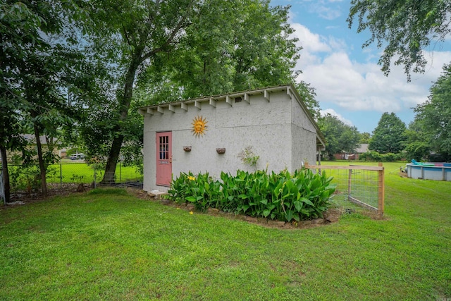 103 N Greer Dr, Searcy, AR 72143 - view of outdoor structure with an outdoor pool