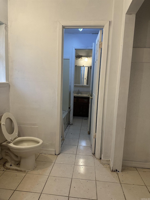 109 Randallwood Dr, Hot Springs Village, AR 71909 - bathroom featuring tile patterned flooring and vanity