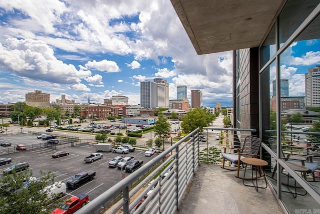 300 E Third St # 509, Little Rock, AR 72201 - balcony featuring a view of city