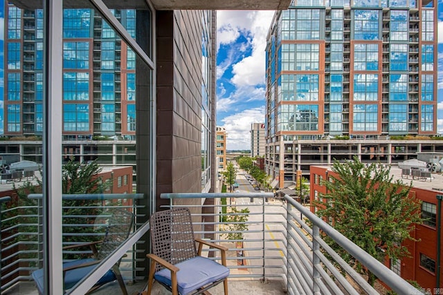 300 E Third St # 509, Little Rock, AR 72201 - balcony featuring a view of city