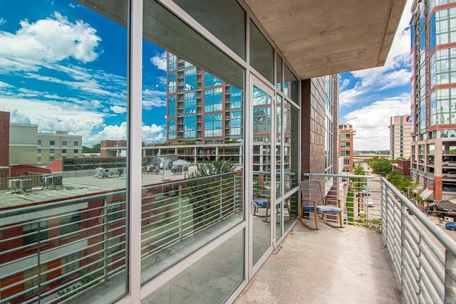 300 E Third St # 509, Little Rock, AR 72201 - balcony featuring a city view