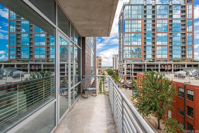 300 E Third St # 509, Little Rock, AR 72201 - balcony with a view of city