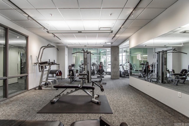 300 E Third St # 509, Little Rock, AR 72201 - exercise room with carpet