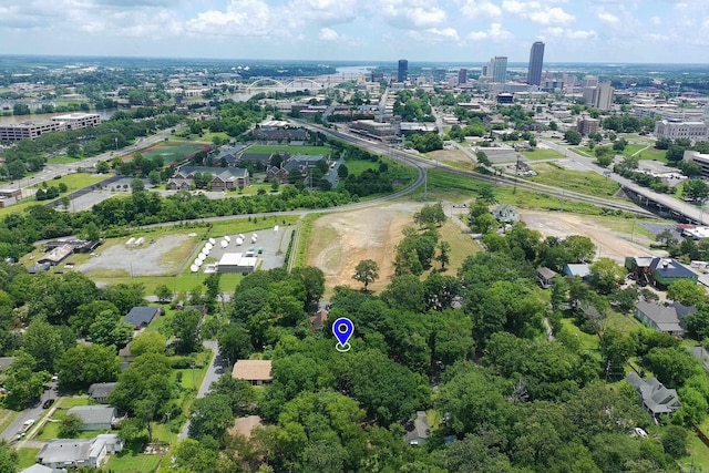 117 N Summit St, Little Rock, AR 72205 - aerial view of property and surrounding area with nearby urban area