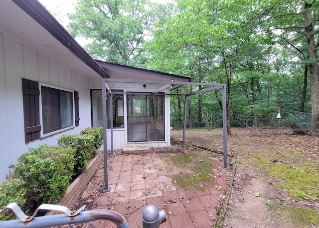 1 Sierra Ln, Hot Springs Village, AR 71909 - property entrance featuring a patio area