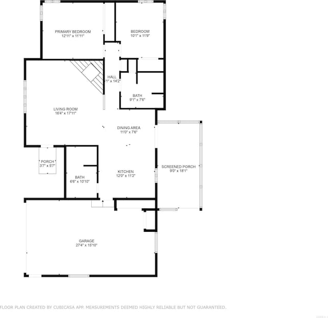 1 Sierra Ln, Hot Springs Village, AR 71909 - view of property floor plan