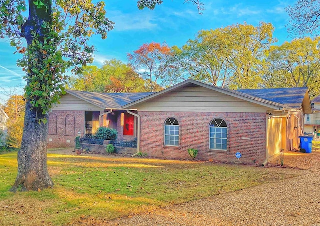 4108 Royal Oak Dr, North Little Rock, AR 72116 - single story home with a front lawn and brick siding