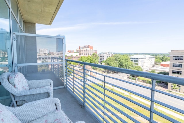 300 E 3rd St Unit 602, Little Rock, AR 72201 - balcony with a city view