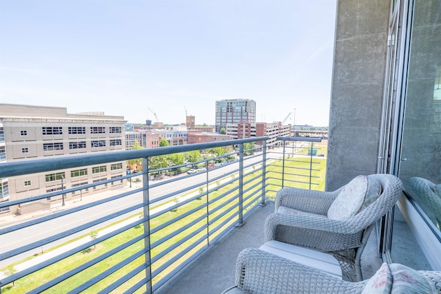 300 E 3rd St Unit 602, Little Rock, AR 72201 - balcony with a city view