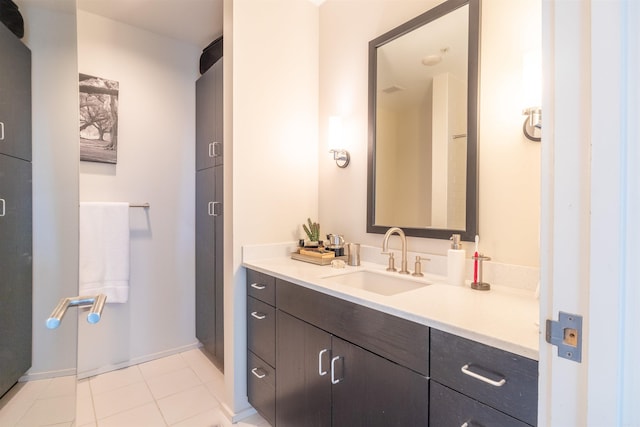 300 E 3rd St Unit 602, Little Rock, AR 72201 - bathroom featuring vanity and tile patterned floors